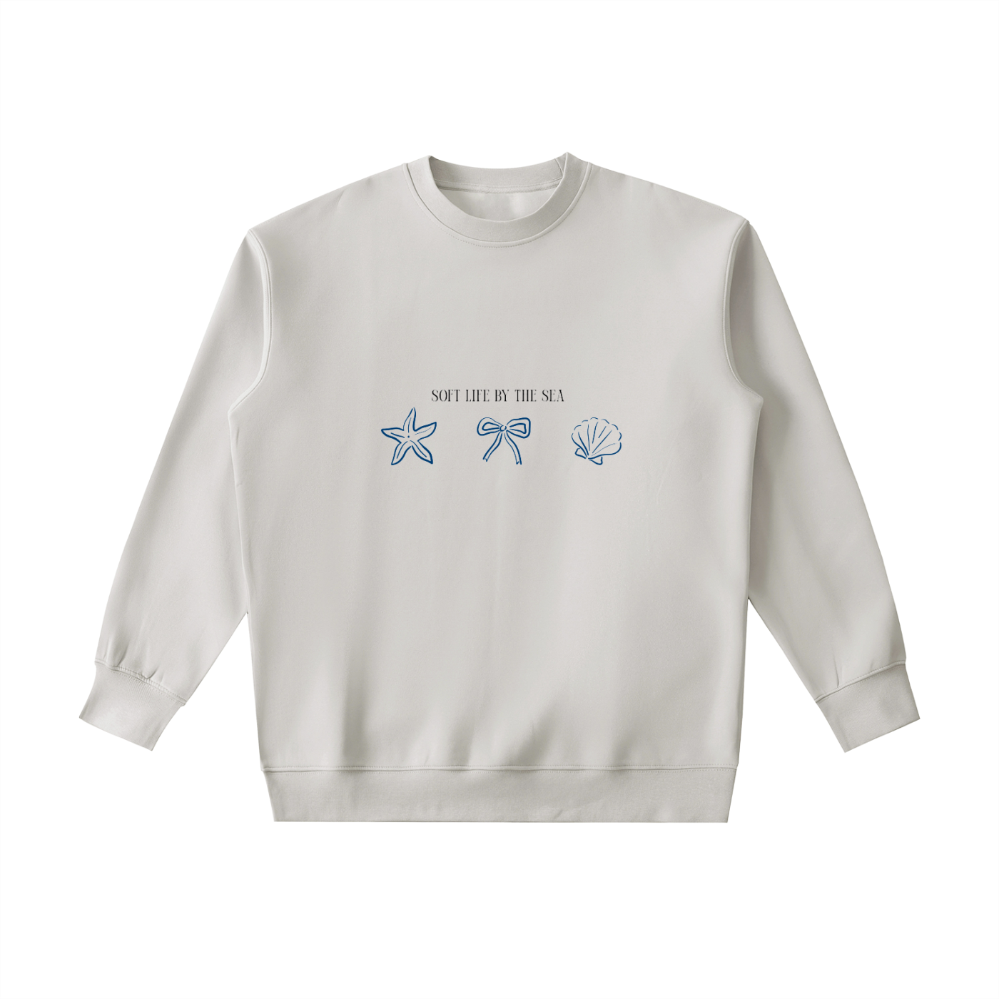 Crewneck,sweatshirt,coastal,graphic